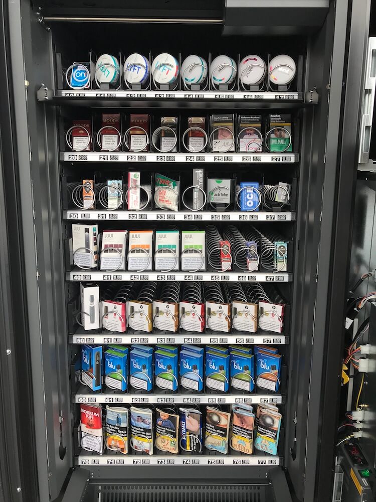 Easy Vending Warenautomat Bestückung Tabak Zigaretten